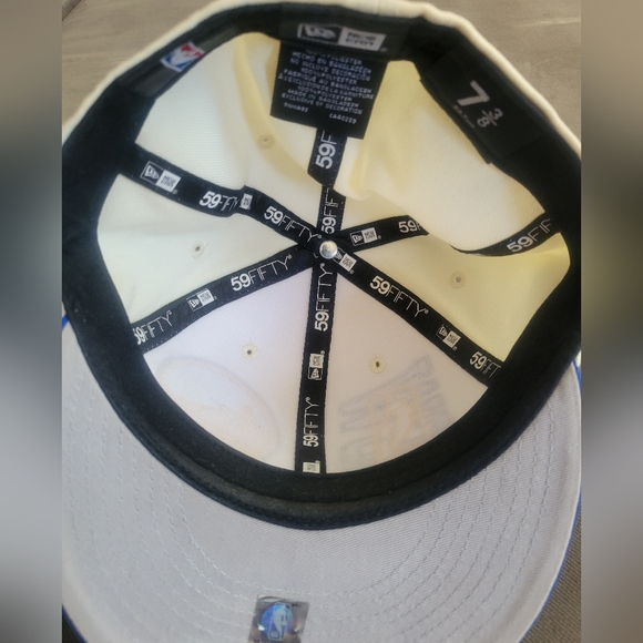 Golden State Warriors New Era  NBA On Stage Draft 59FIFTY Fitted Hat - Cream - Picture 3 of 4